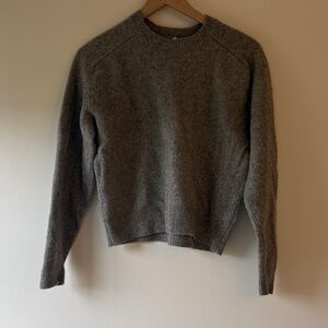 Babaton Crewneck Sweater in Heathered Gray